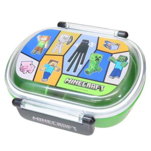 お弁当箱 マインクラフト 抗菌食洗機対応ふわっとフタタイトランチボックス 360ml Minecraft スケータ..