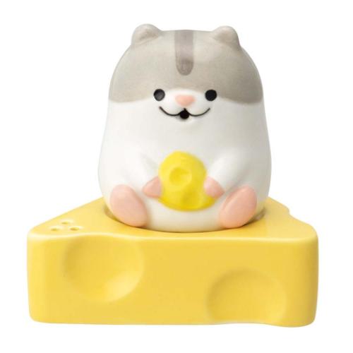 調味料入れ はむころん ソルト＆ペッパー GY アニマル デコレ 調理小物 スパイスポット かわいい マシ..