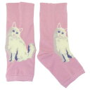 女性用靴下 ムームーキャット シルクおやすみソックス ピンク フレンズヒル プレゼント FRIENDSHILL マシュマロポップ