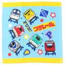 ハンドタオル プラレール プリントウォッシュタオル フロント 鉄道 林タオル 汗拭きタオル メール便可 マシュマロポップ