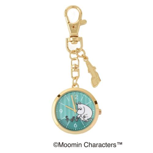 キーホルダー時計 ムーミン チャーム付きKCJ MI 北欧 フィールドワーク プレゼント バッグチャーム かわいい メール便可 マシュマロポップ