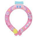 夏用クールネック 星のカービィ ネッククールリング カラフルピンク ジェイズプランニング 熱中症対策 冷却 ネッククーラー メール便可 マシュマロポップ