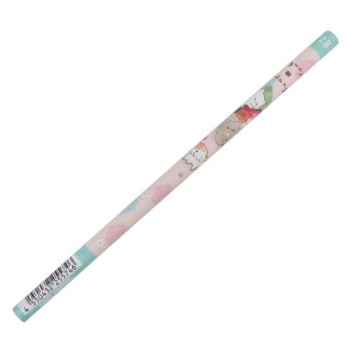 えんぴつ もぐにゃん 鉛筆2B おだんご カミオジャパン 新学期準備文具 かわいい メール便可 マシュマロ..