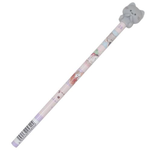 鉛筆 もぐにゃん でかマスコット鉛筆2B おだんご カミオジャパン 新学期準備文具 かわいい メール便可 ..