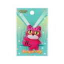 クリップ たべっ子どうぶつ THE MOVIE アクリルクリップ ねこ ギンビス サンスター文具 新学期準備文具 おもしろ文具 メール便可 マシュマロポップ