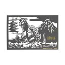 コレクション雑貨 JAPANESE ART ゴジラ 切り絵カード ゴジラ サンスター文具 アート雑貨 メール便可 マシュマロポップ