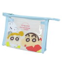 コスメポーチ クレヨンしんちゃん フチイロポーチ あっぷっぷ! ティーズファクトリー 小物入れ アニメ マシュマロポップ(4)