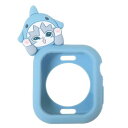 アップルウォッチカバー モフサンド Apple Watch シリコンケース 41 40mm対応 サメにゃん mofusand グルマンディーズ 保護ケース アッ...