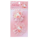 ヘアアクセ ハローキティ おめかしクリップ 2個セット サンリオ ユニック 前髪クリップ メール便可 マシュマロポップ