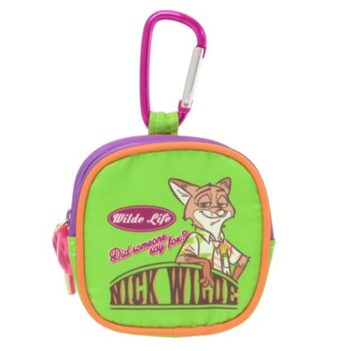 ミニポーチ ズートピア カラビナ付ミニポーチ ニック ロゴ ディズニー スモールプラネット 小物入れ マシュマロポップのサムネイル