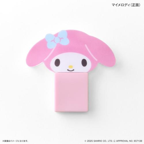 鏡 マイメロディ キャラスティックミラー サンリオ カルチュア エンタテインメント スマホアクセ スライドミラー メール便可 マシュマロポップ