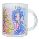 マグカップ キミとアイドルプリキュア ガラスマグ 金正陶器 女の子 子ども 子供 アニメ マシュマロポップ