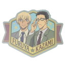 ダイカットシール 名探偵コナン トラベルステッカー 降谷&風見 少年サンデー エンスカイ 耐水 耐光 アニメメール便可 マシュマロポップ