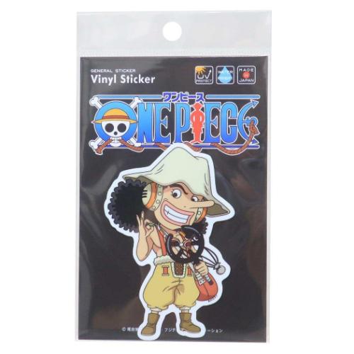 ダイカットシール ワンピース ビニールステッカー ウソップ SD 少年ジャンプ ゼネラルステッカー デコステッカー 耐水耐光 アニメメール便可 マシュマロポップ