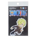 ダイカットシール ワンピース ビニールステッカー サンジ SD 少年ジャンプ ゼネラルステッカー デコステッカー 耐水耐光 アニメメール便可 マシュマロポップ