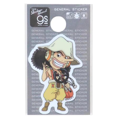 ビニールシール ワンピース ダイカットミニステッカー ウソップ SD 少年ジャンプ ゼネラルステッカー 耐水耐光 デコステッカー アニメメール便可 マシュマロポ...