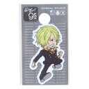 ビニールシール ワンピース ダイカットミニステッカー サンジ SD 少年ジャンプ ゼネラルステッカー 耐水耐光 デコステッカー アニメメール便可 マシュマロポッ...