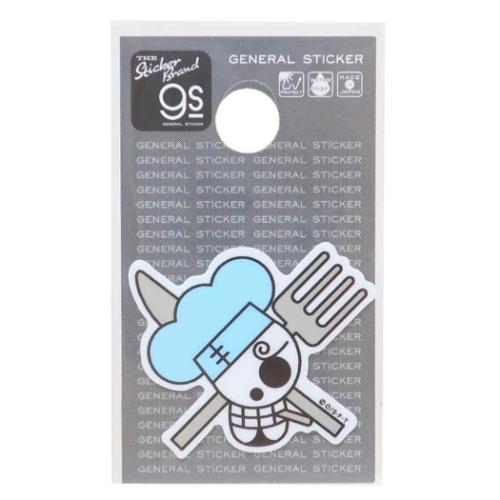 ビニールシール ワンピース ダイカットミニステッカー サンジ海賊旗 少年ジャンプ ゼネラルステッカー 耐水耐光 デコステッカー アニメメール便可 マシュマロポッ...