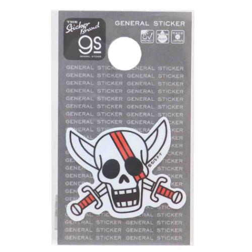 ビニールシール ワンピース ダイカットミニステッカー シャンクス海賊旗 少年ジャンプ ゼネラルステッカー 耐水耐光 デコステッカー アニメメール便可 マシュマロ...