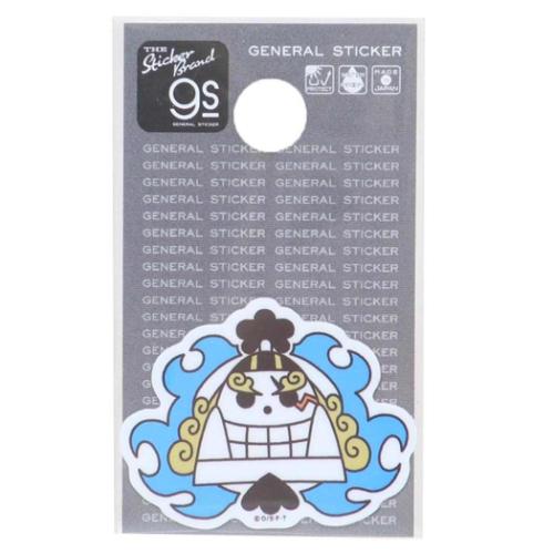ビニールシール ワンピース ダイカットミニステッカー ジンベエ海賊旗 少年ジャンプ ゼネラルステッカー 耐水耐光 デコステッカー アニメメール便可 マシュマロポ...