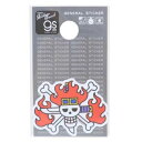 ビニールシール ワンピース ダイカットミニステッカー キッド海賊旗 少年ジャンプ ゼネラルステッカー 耐水耐光 デコステッカー アニメメール便可 マシュマロポッ...