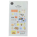 シールシート スワテリエステッカー my kitchen S&C デコレーション DECOシール かわいい メール便可 マシュマロポップ