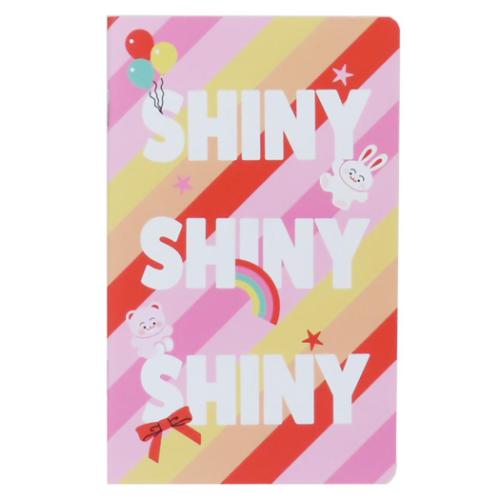ノート ミニノート SHINY S&C 文具 かわいい メール便可 マシュマロポップ