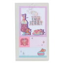 付せん トム&ジェリー カバー付き付箋 COLORFUL SWEETS パープル ワーナーブラザース カミオジャパン 新学期準備文具 メール便可 マシュマロポップ