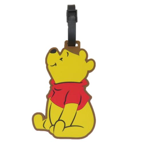 ネームプレート くまのプーさん ネームタグ ディズニー 丸眞 荷物タグ 目印 メール便可 マシュマロポップ