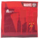ミニタオル アイアンマン ジャガードハンカチタオル グレートシティ MARVEL 丸眞 汗拭きタオル メール便可