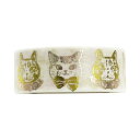 マステ Shinzi Katoh シンジ カトウ きらぴかマスキングテープ 15mm幅 星アカリ 猫のおめかし シール堂印刷 デコレーション 手帳デコ おしゃれ...