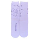 小学生用靴下 ポケットモンスター ジュニアハイソックス ゲンガー LPU ポケモン スモールプラネット キャラックス 子ども メール便可 マシュマロポップ