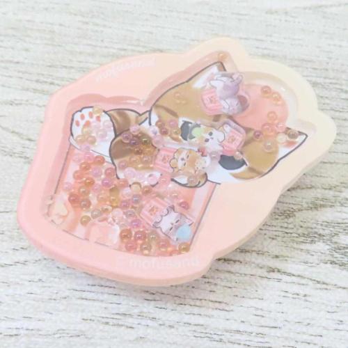 スマホアクセ モフサンド シャカシャカPOCOPOCO カップケーキにゃん mofusand グルマンディーズ スマホスタンド メール便可 マシュマロポップ