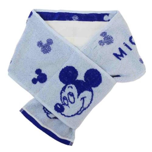 クールタオル ミッキーマウス ひんやりマフラータオル ジャガード アイコンロゴ ディズニー 林タオル ..