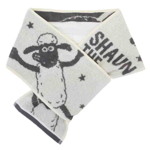 クールタオル ひつじのショーン ひんやりマフラータオル ジャガード クールショーン 林タオル 熱中症対..