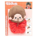 ヘアアクセ モンチッチ フェイスマスコットシュシュ モンチッチくん アイプランニング ヘアゴム マシュマロポップ
