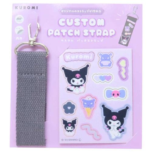 オリジナルストラップ クロミ カスタムパッチストラップ サンリオ ティーズファクトリー ワッペン アッ..