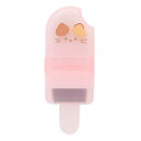 消しゴム もぐにゃん アイス型ローラー消しゴム ねこ カミオジャパン 新学期準備文具 かわいい メール便可 マシュマロポップ