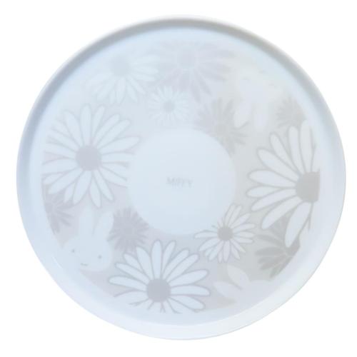 中皿 ミッフィー プレートL 70th White ディックブルーナ 金正陶器 食器 絵本 マシュマロポップ