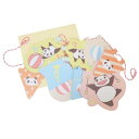 グリーティングカード パンダコパンダ ペーパーガーランド サーカス Green Flash メッセージカード メール便可 マシュマロポップ