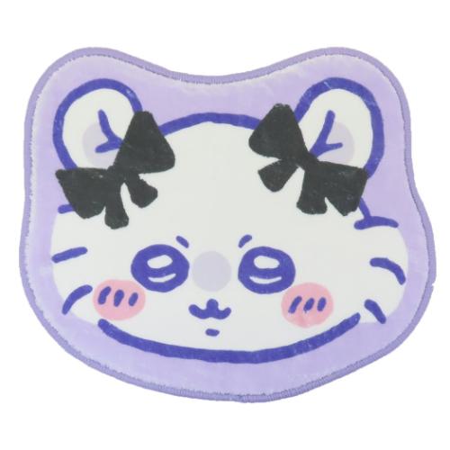 フロアマット ちいかわ インテリアマット モモンガリボン モリシタ インテリア ミニマット マシュマロ..