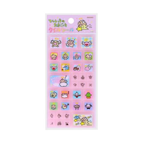 シールシート たまごっち タイルシール てんしっちピンク サンスター文具 デコレーション デコシール メール便可 マシュマロポップのサムネイル