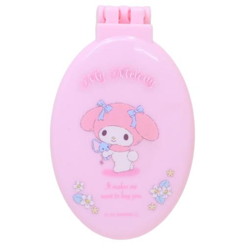 ヘアブラシ マイメロディ ミラー付きドライブラシ サンリオ ティーズファクトリー 折りたたみブラシ 鏡 マシュマロポップ ヘアブラシ マイメロディ ミラー付きドライブラシ サンリオ ティーズファクトリー 折りたたみブラシ 鏡 マシュマロポップ
