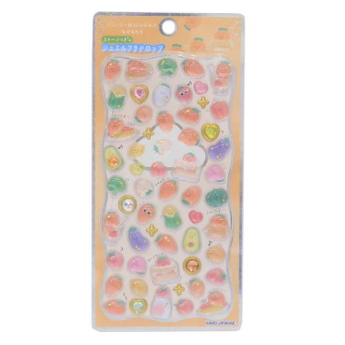 シールシート ジューシーなにんじんとなかまたち プチドロップステッカー にんじん カミオジャパン 手帳デコ デコシール メール便可 マシュマロポップのサムネイル
