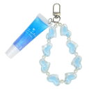 コスメ雑貨 リップグロス BLUE カミオジャパン シトラスのかおり バッグチャーム メール便可 マシュマロポップ