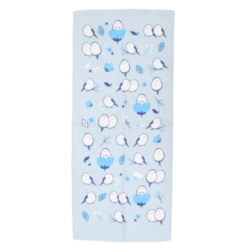 フェイスタオル 片面ガーゼプリントロングタオル みるくBL アニマル ミントイン 新生活 かわいい メー..