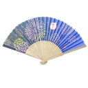 夏雑貨 星のカービィ ふわふ和コレクション 和扇子 カービィと花火 エンスカイ 和雑貨 メール便可 マシュマロポップ