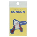 ビニールシール パペットスンスン ダイカットミニステッカー ノンノン ロゴ PUPPET SUNSUN ゼネラルステッカー 耐水耐光 デコステッカー メール便可...