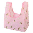 ショッピングバッグ クレヨンしんちゃん ポケット付きプチエコバッグ ピンク マルヨシ お買い物かばん ミニサイズ アニメメール便可 マシュマロポップ