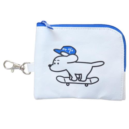 小銭入れ＆定期入れ スケータージョン Skater JOHN マルチカードケース シバチャン Green Flash ICカードケース メール便可 マシュマロポップ